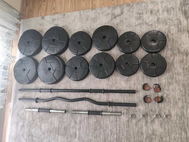 78 kg Z Barlı Dambıl Halter Seti