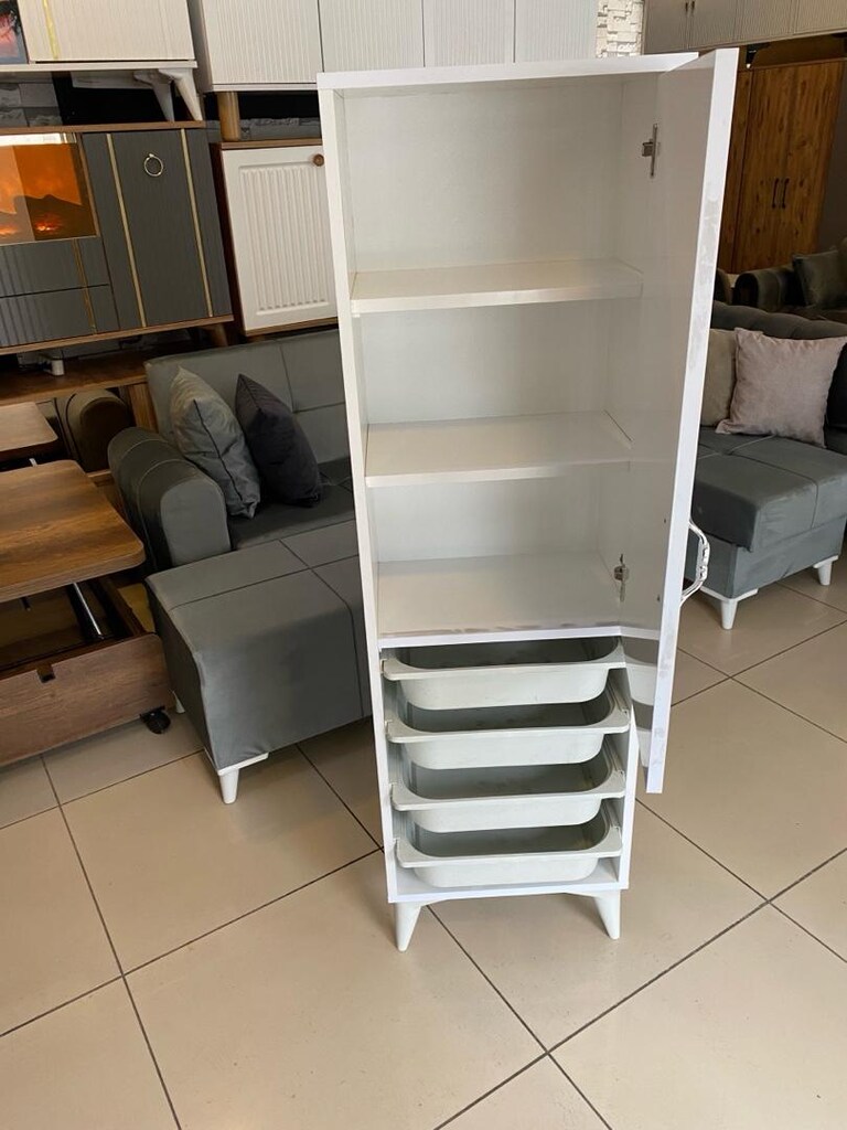 Mdf banyo dolabı çok amaçlı dolap - 2
