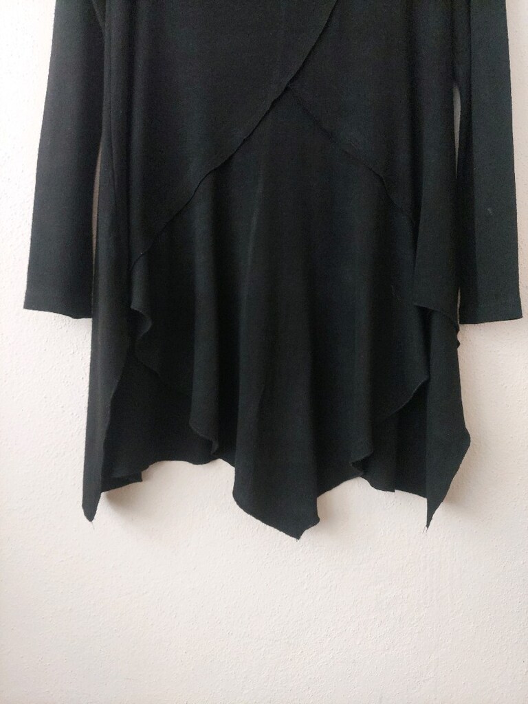 BATİK kayık yaka asimetrik tunik bluz - 4