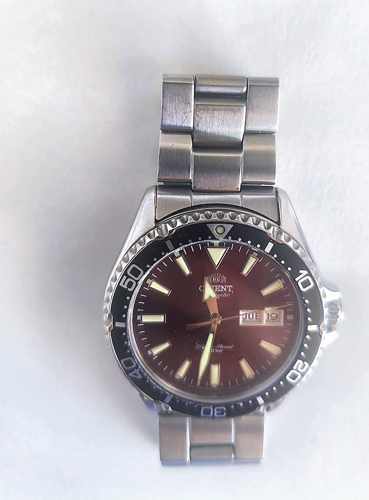Orient Kamasu Kırmızı Safir Otomatik Full Set - 2