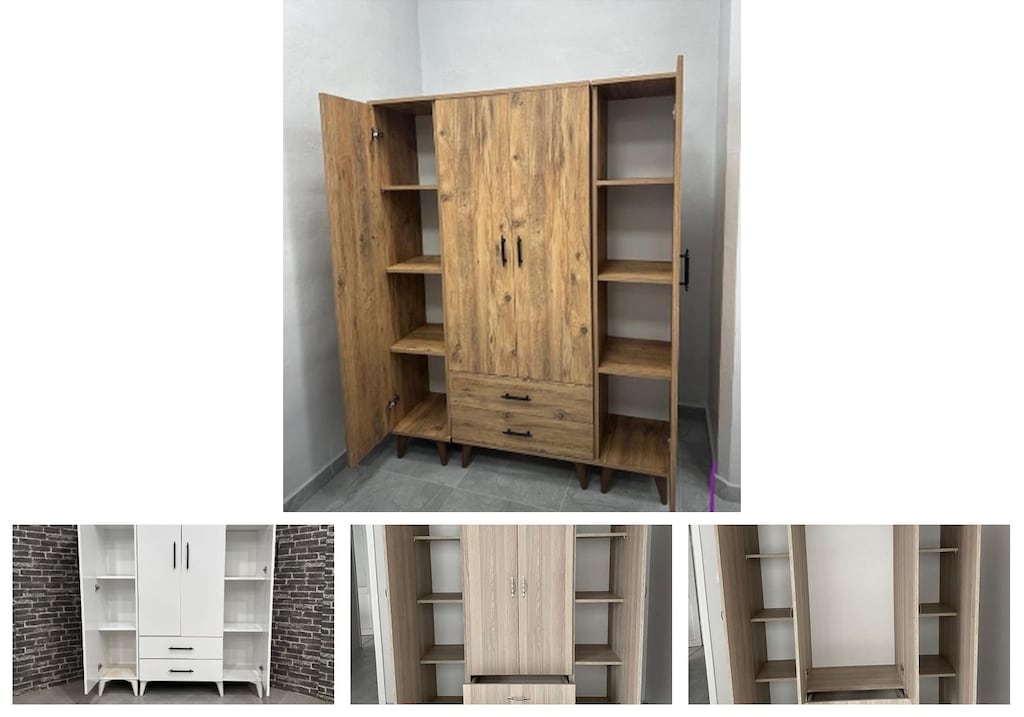 4 kapaklı elbise dolabı tbyqpqxinv - 4
