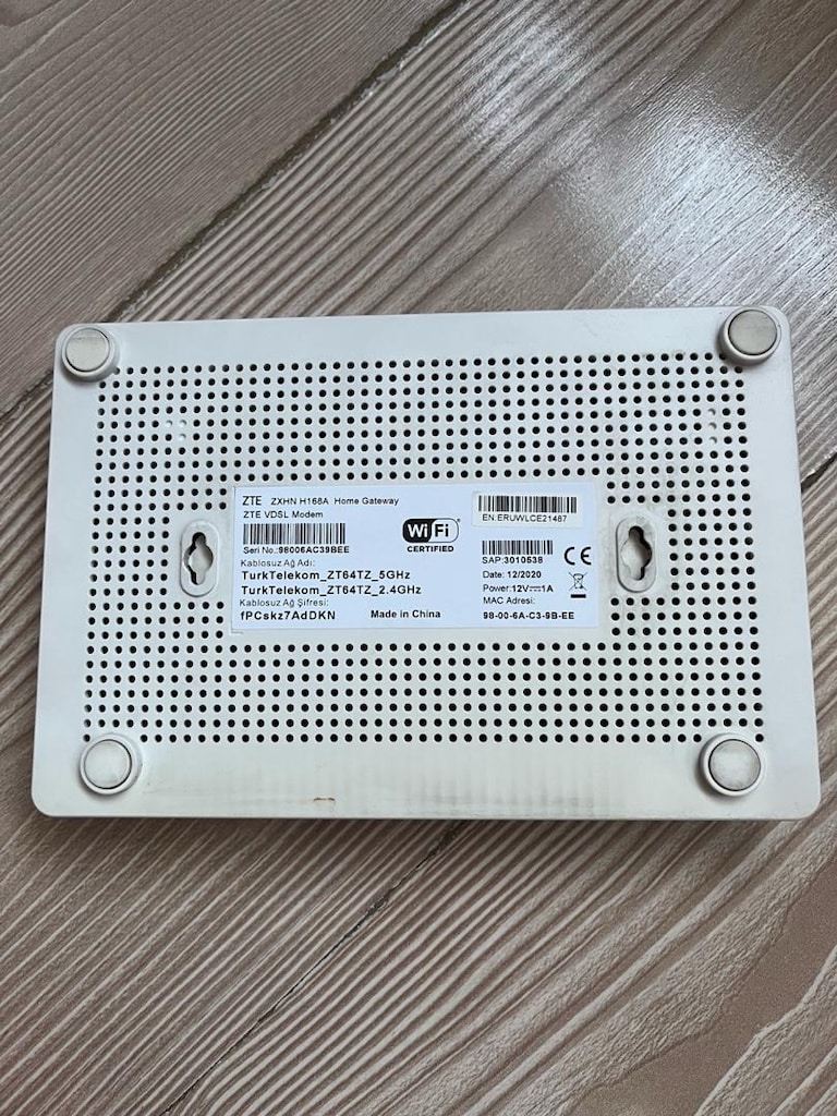 ZTE ZXHN H168A VDSL MODEM - 3
