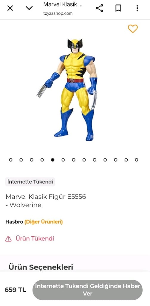 MARVEL KLASİK FİGÜR ( adet fiyatıdır 24 cm ) PAZARLIKSIZZZ - 9