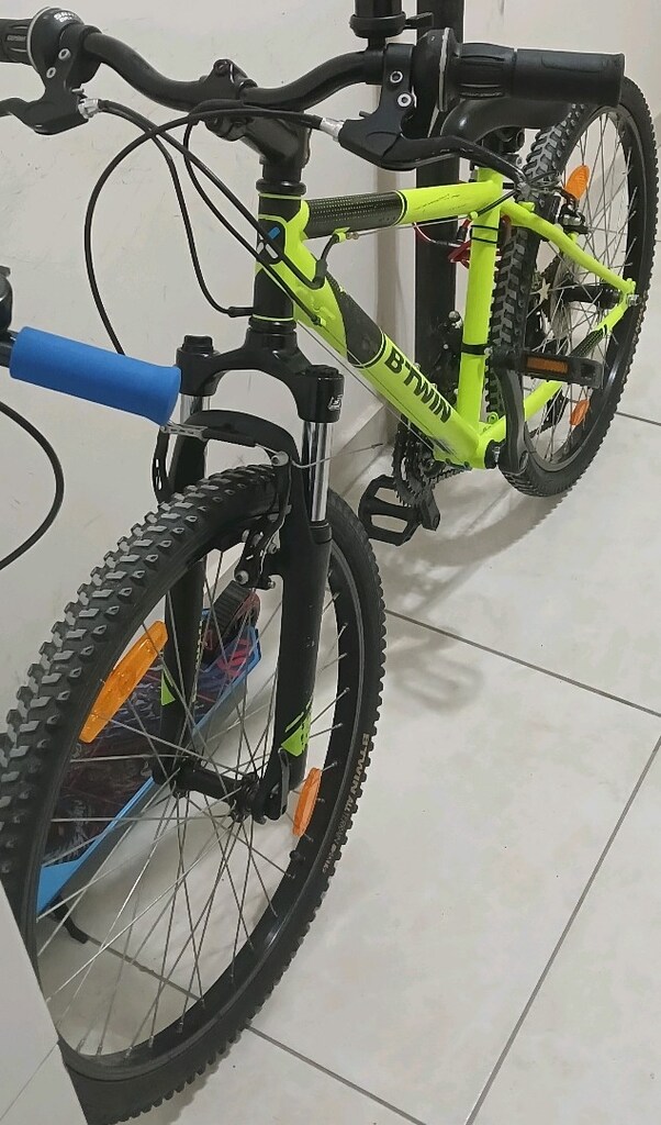 btwin çocuk bisikleti 24 jant Decathlon YENİ GİBİ Ön Sepetli de var - 8
