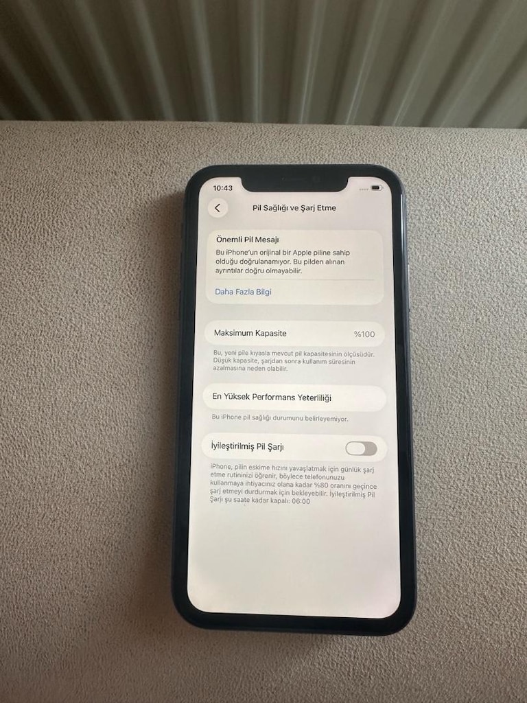 İPhone 11 SİYAH 128 GB PİL %100 KUTULU - 9