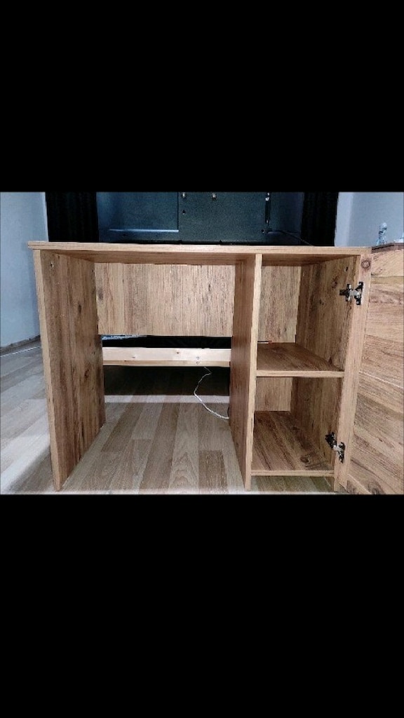 Çalışma Masası Vivense Rustik Dolaplı - 2