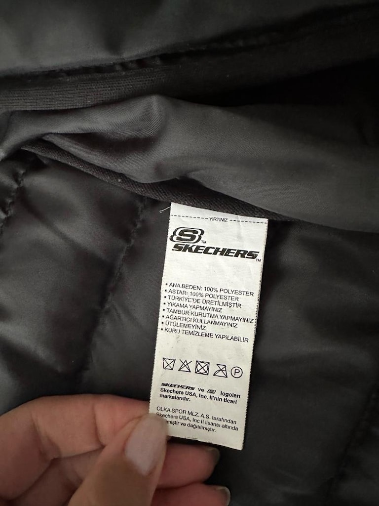 skechers maxi kadın siyah mont - 9