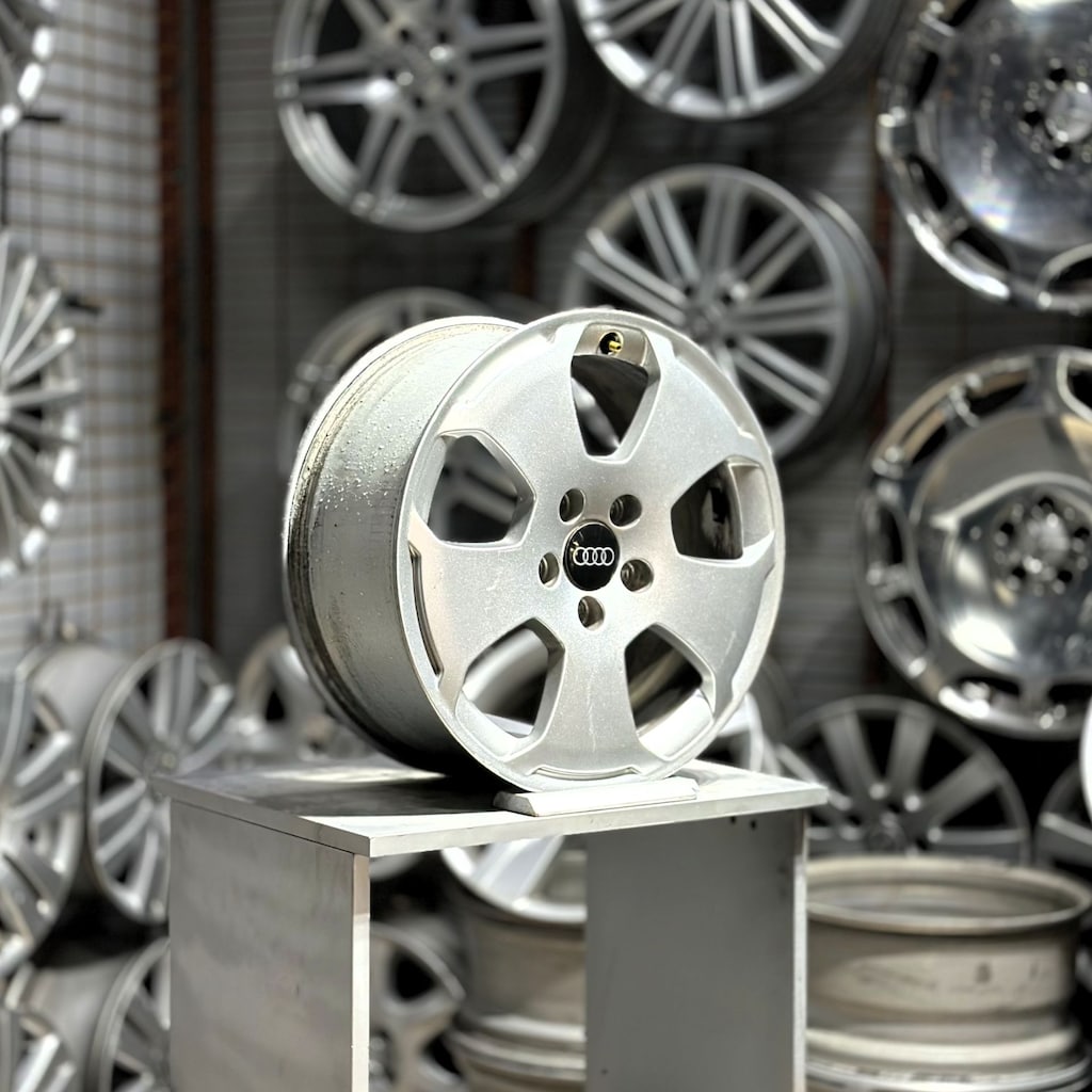 ORİJİNAL 17 inç 5x112 Audi A3 Yaprak Jant Takımı 2. El - 3
