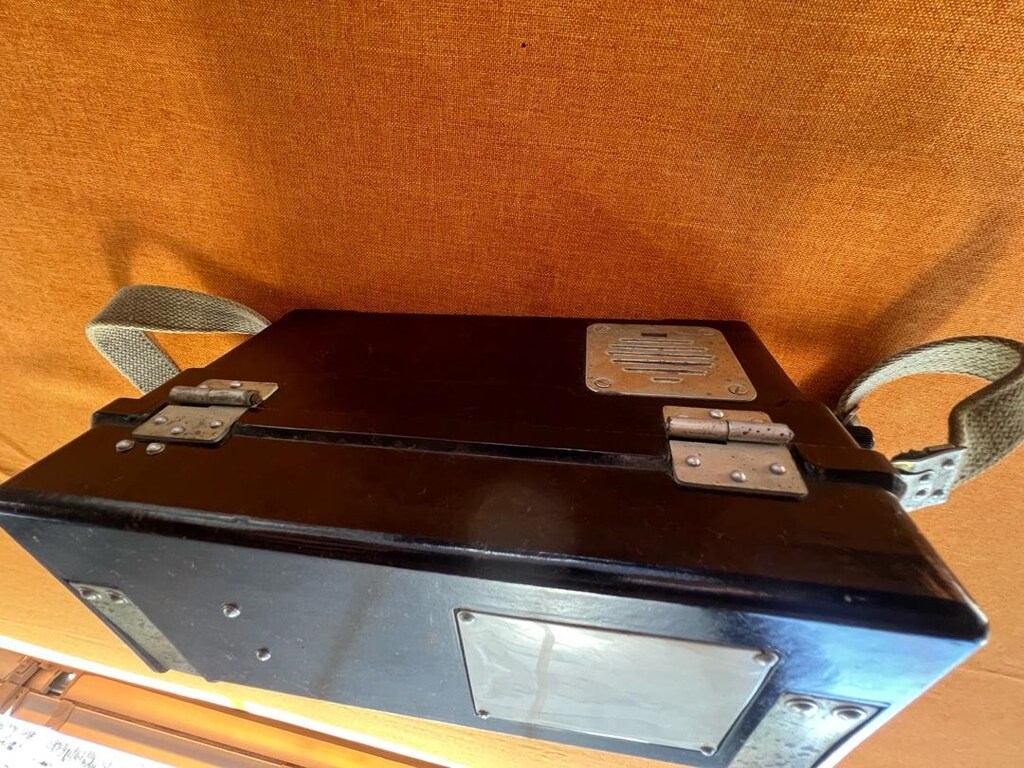 Orijinal 1978 Üretimi TAP-67 Sahra Telefonu Bakalit Kasa, Manyetolu - 5