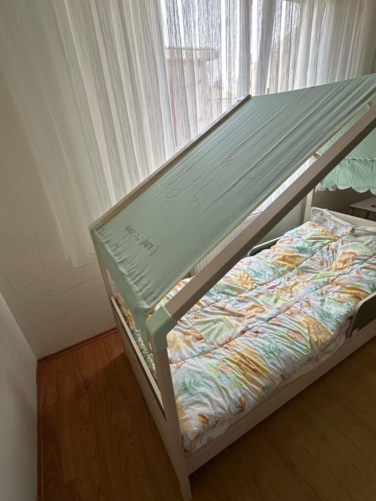 Çilek Montes Karyola +Yatak+ 2 adet korkuluk - 7