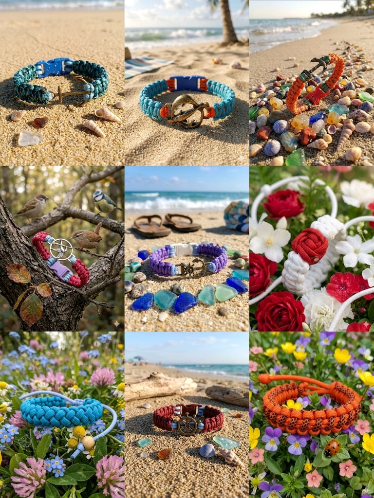 Kişiye özel el yapımı paracord bileklik ve aksesuar - 18