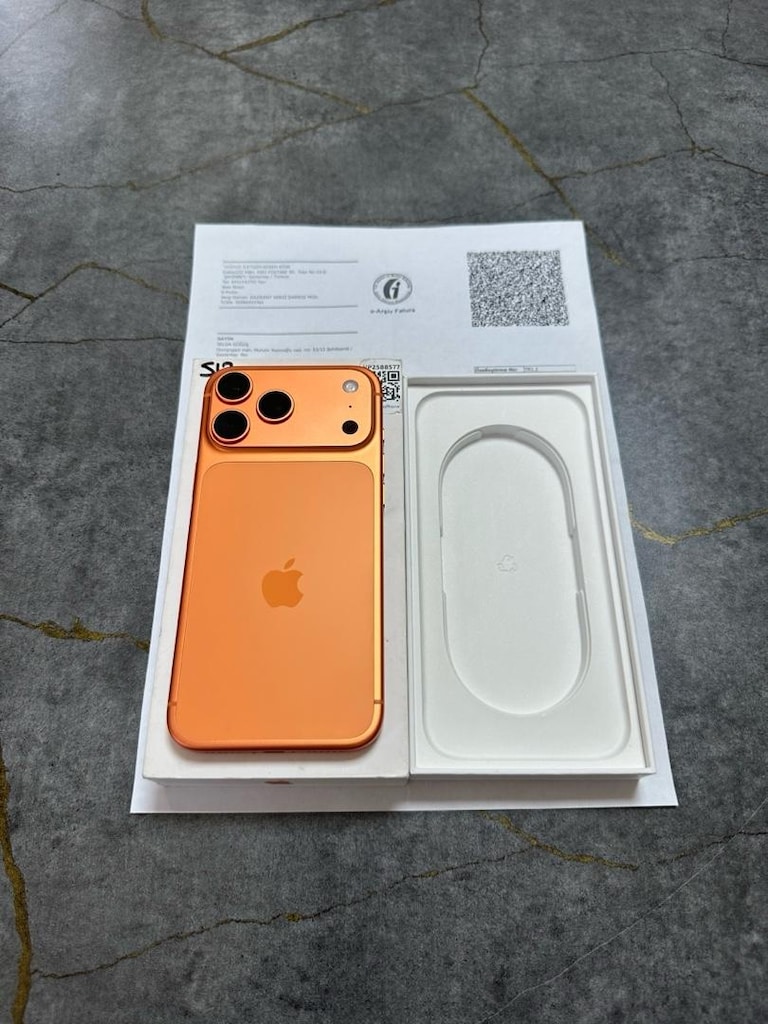 iPhone 17 pro max yurtiçi kutulu faturalı 512 gb 21.5 ay garantili - 2