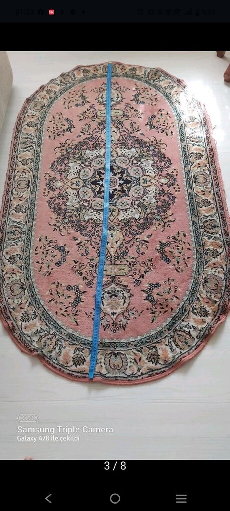 saray oval halı 90+155cm antika - 7