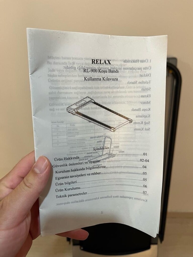 RELAX RL900 EV TİPİ KOŞU BANDI - 7