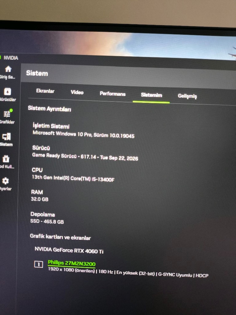 13400F 16 GB DDR5 Ram Rtx 4060Ti 16 GB 512 GB 240Hz Monitör Bilgisayar - 4