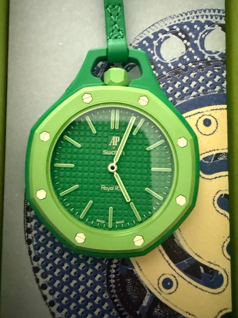 ap x swatch royal pop collab saatler - 8