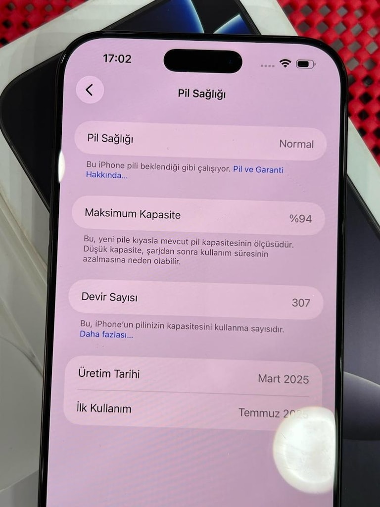 İPHONE 16 PROMAX 256 PİL 94 11.5 AY GARANTİLİ FİYAT SONDUR - 5