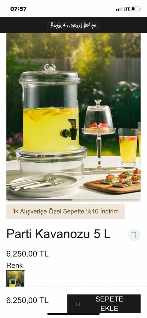 limonata meyve suyu kavanozu