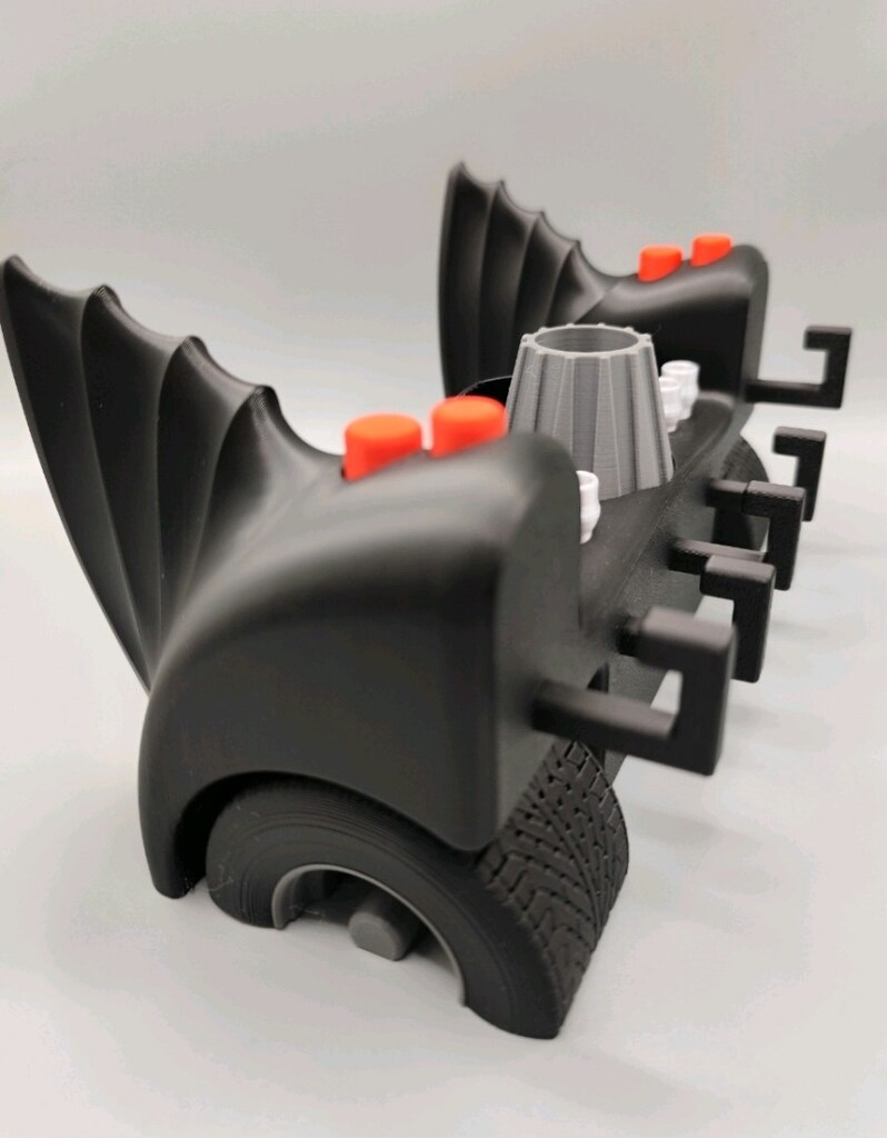 Batmobile 1989 Tasarımlı 3D Baskı Duvar Anahtarlığı - 3