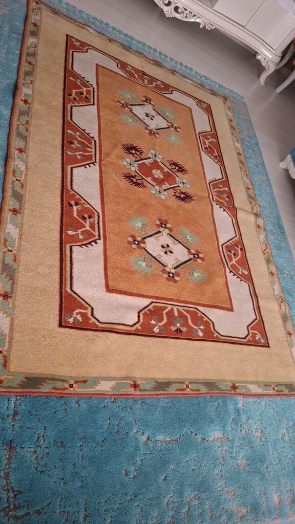 El dokuma yün halı - 3