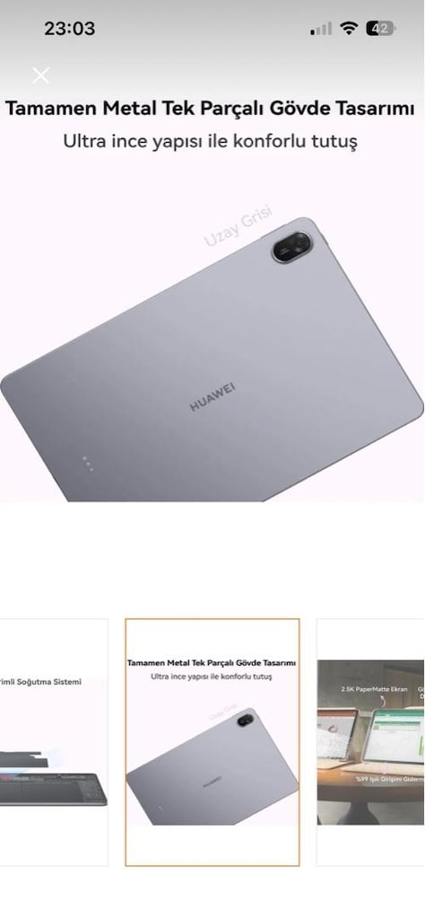Huawei MatePad 11.5 2025 (8/256 GB)Klavyeli Kılıf -Sıfır Ayarında - 4