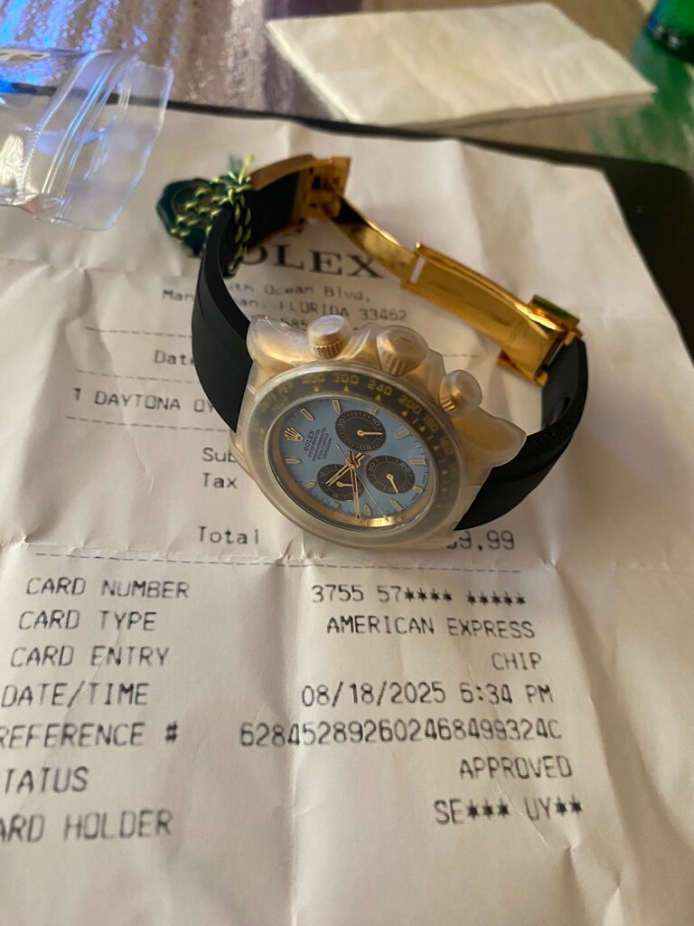 Rolex Daytona Yellow Gold Oysterflex-Tiffany Blue **2026**SWISS MADE - 3