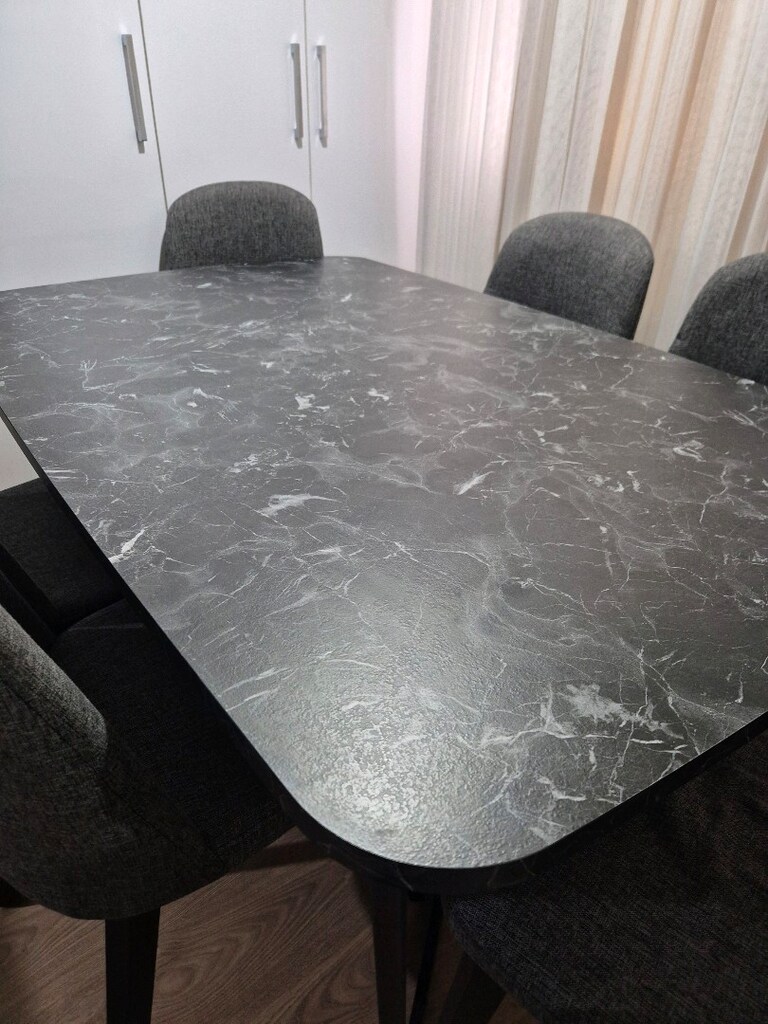 6 kişilik vivense yemek masası takımı - 6