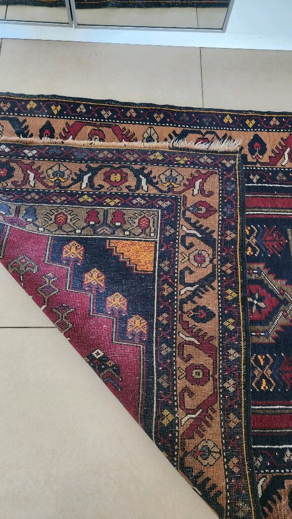 El Dokuma Kök Boyalı Yahyalı Halısı - 4