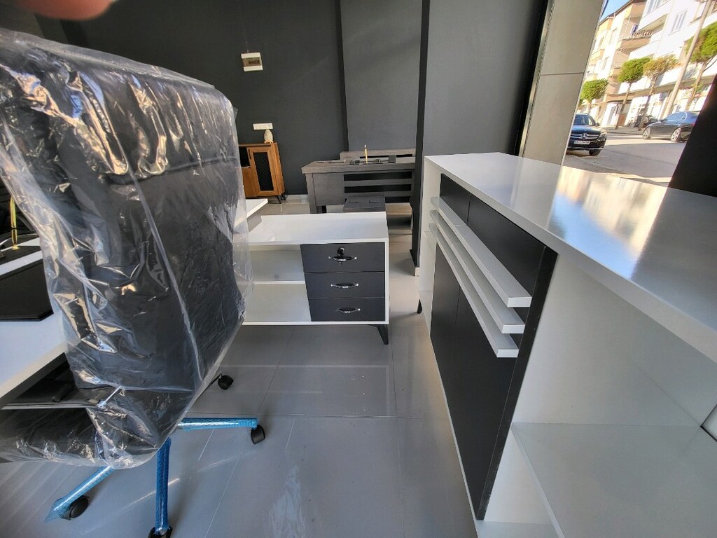 OFİS MOBİLYASI MAKAM ODASI BÜRO TAKIMI KOMPLE SET KOLTUKLAR DAHİL - 12