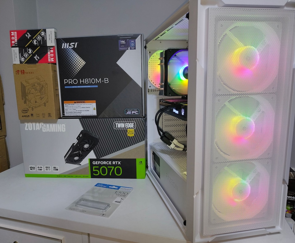 Bilgisayar Oyun Bilgisayarı Gaming PC - Ultra 5 225F - RTX 5070