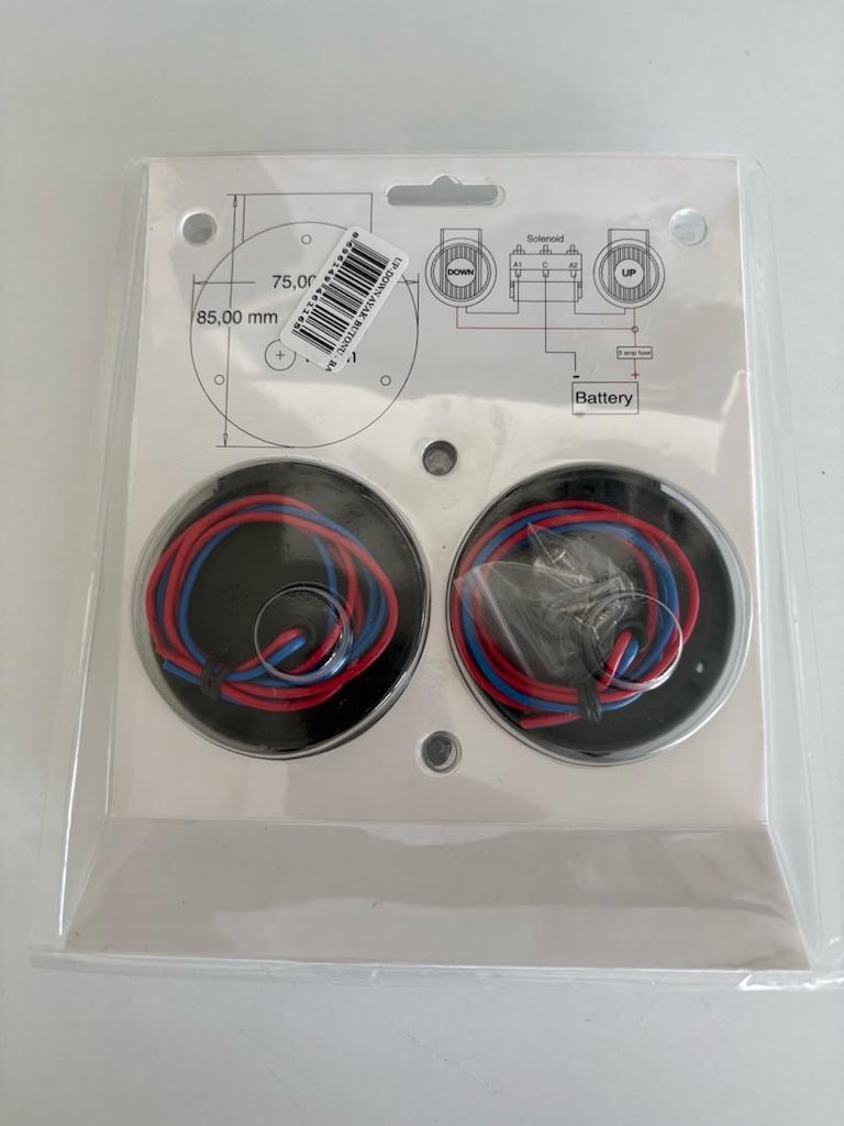 BADA Windlass Foot Switch 12V/24V UP-DOWN Ayak Butonu (Sıfır) - 3