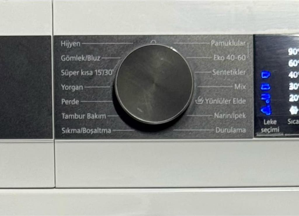 SIEMENS iQ300 9KG ÇAMAŞIR MAKİNESİ | 1400 DEVİR | LEKE ÇIKARMA SİSTEMİ - 3