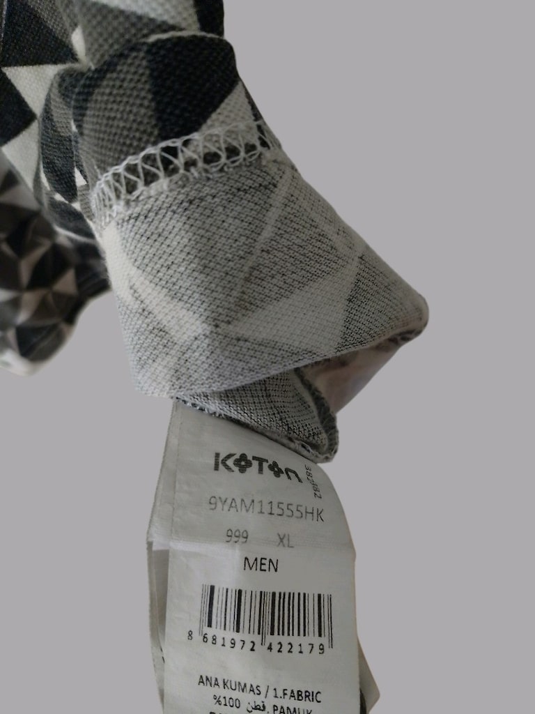 Koton %100 Pamuklu Polo Yaka Tişört (XL) - 6