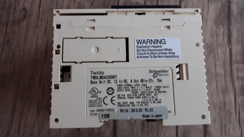 TELEMECANİQUE TWDL MDA20DRT PLC - 2