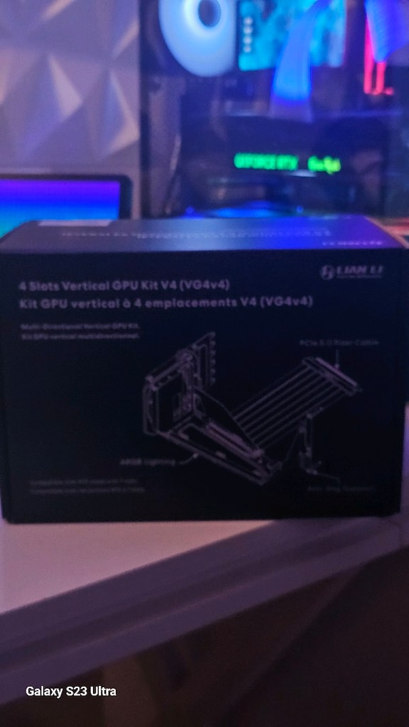 Faturalı - Lian Li Dikey GPU Kit V4 + 8.8" Ekran + Reverse Wireless Fa - 3