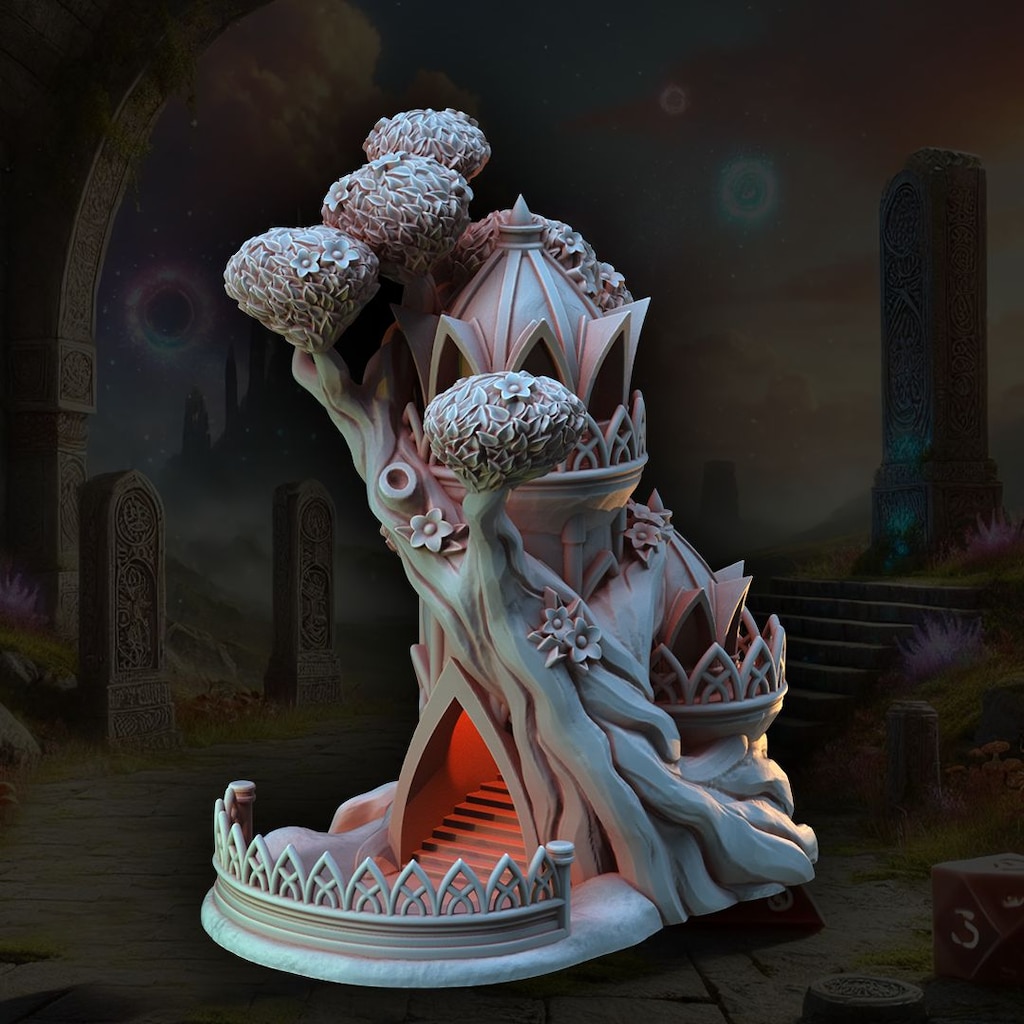 Özel üretim Dicetower (Zar kulesi) D&D için - 7