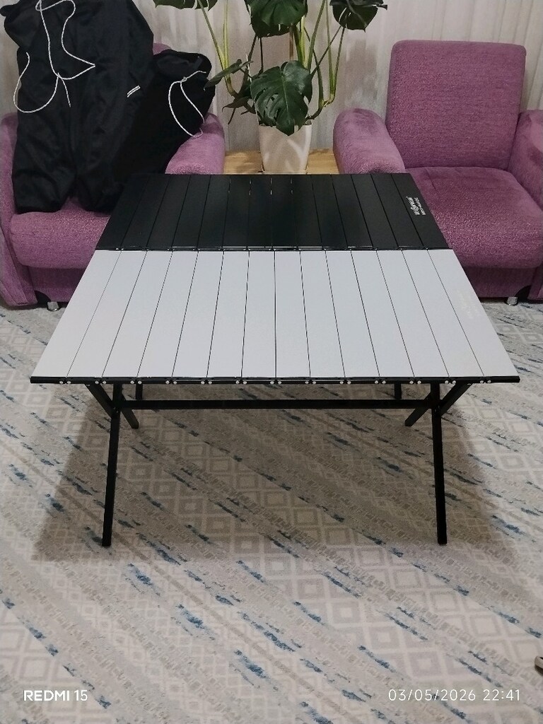 KAMP MASASI 60X100X62 3 PARÇA KOLAY KURULUM YENİ ÜRÜN SIFIR STOKLARDA - 3