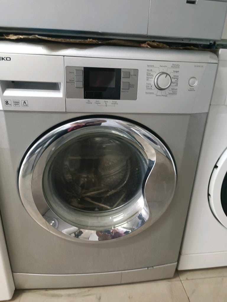 Beko gri 8 kg A+++ 1000 devir çamaşır Makinesi - 4