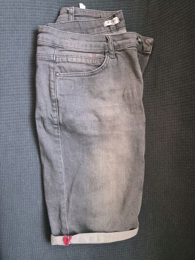 Defacto Kot Jean Short 31 Beden gri