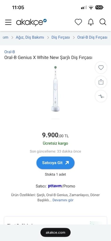 Oral-B Elektrikli Diş Fırçası - 6