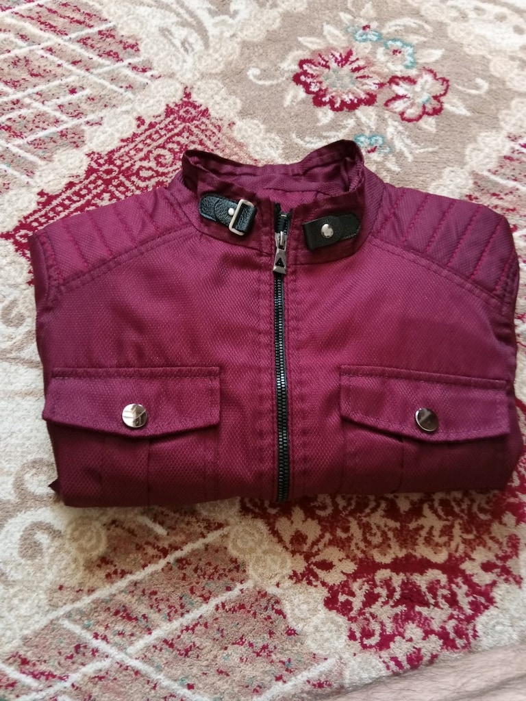 S Beden Bordo Mevsimlik Mont - 6