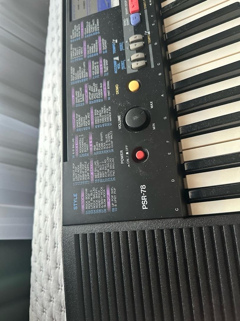 yamaha org ork psr 78 - 2