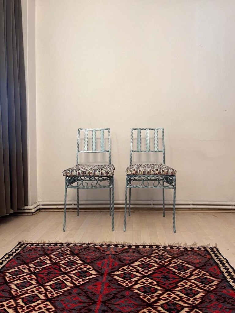 Özel Yapım Ferforje Sandalye - 8