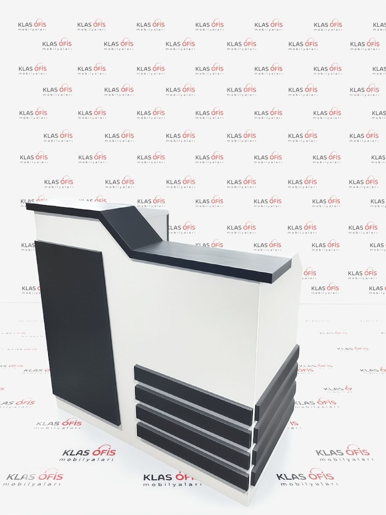 KLAS OFİS ÜSKÜDAR 120x65 BEYAZ GRİ BANKO SIFIR ÜRÜN - 3