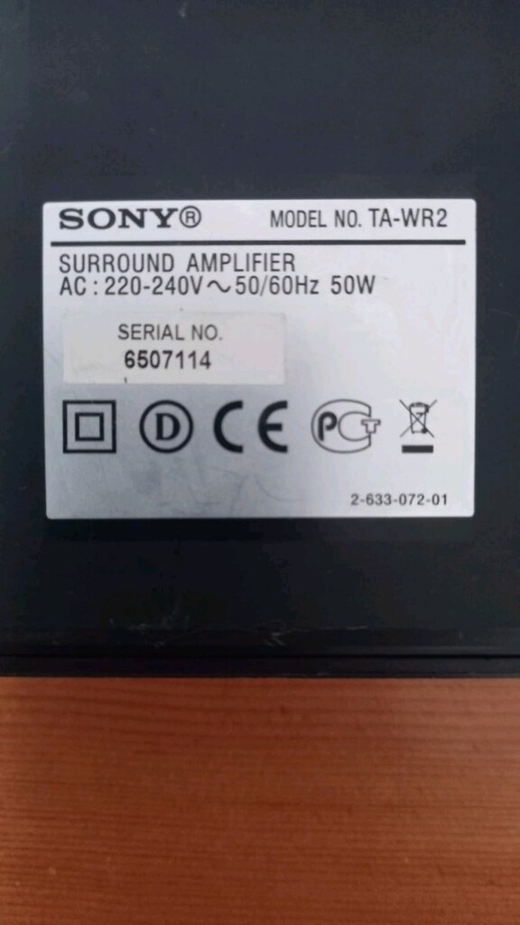 sony s-master digital surround sound amplifer müzik sistemi sony 5+1 - 4