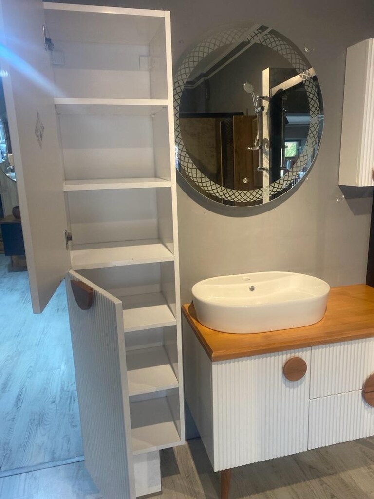 100 cm banyo dolabı takımı - 4
