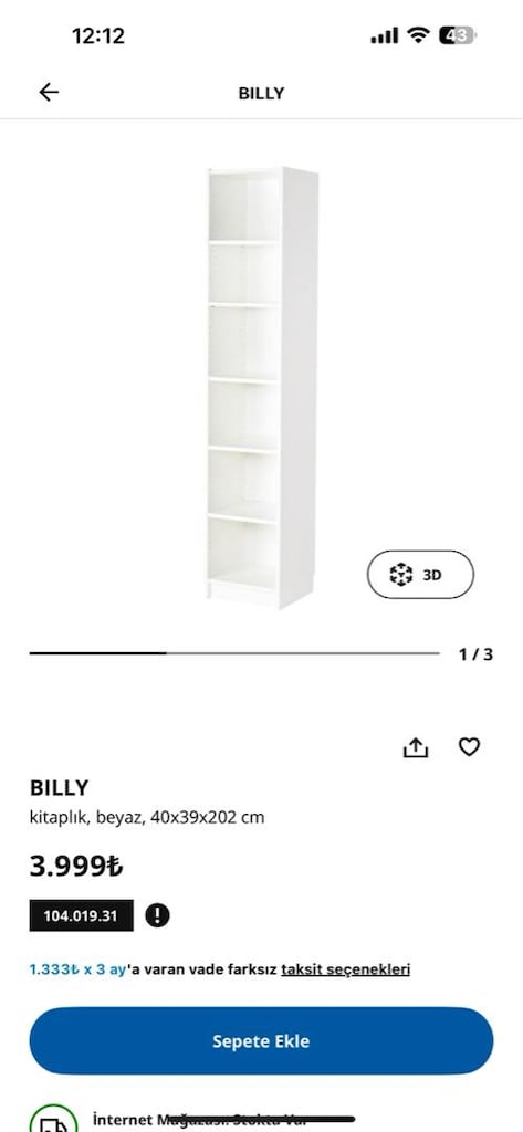 İKEA BILLY KİTAPLIK - 2