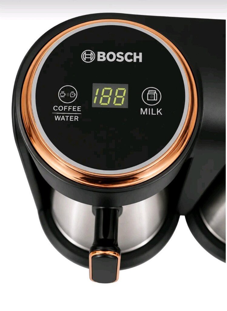 Bosch CKT-1106 Çift Hazneli Elektrikli Kahve Makinesi Dokunmatik LCD E - 2