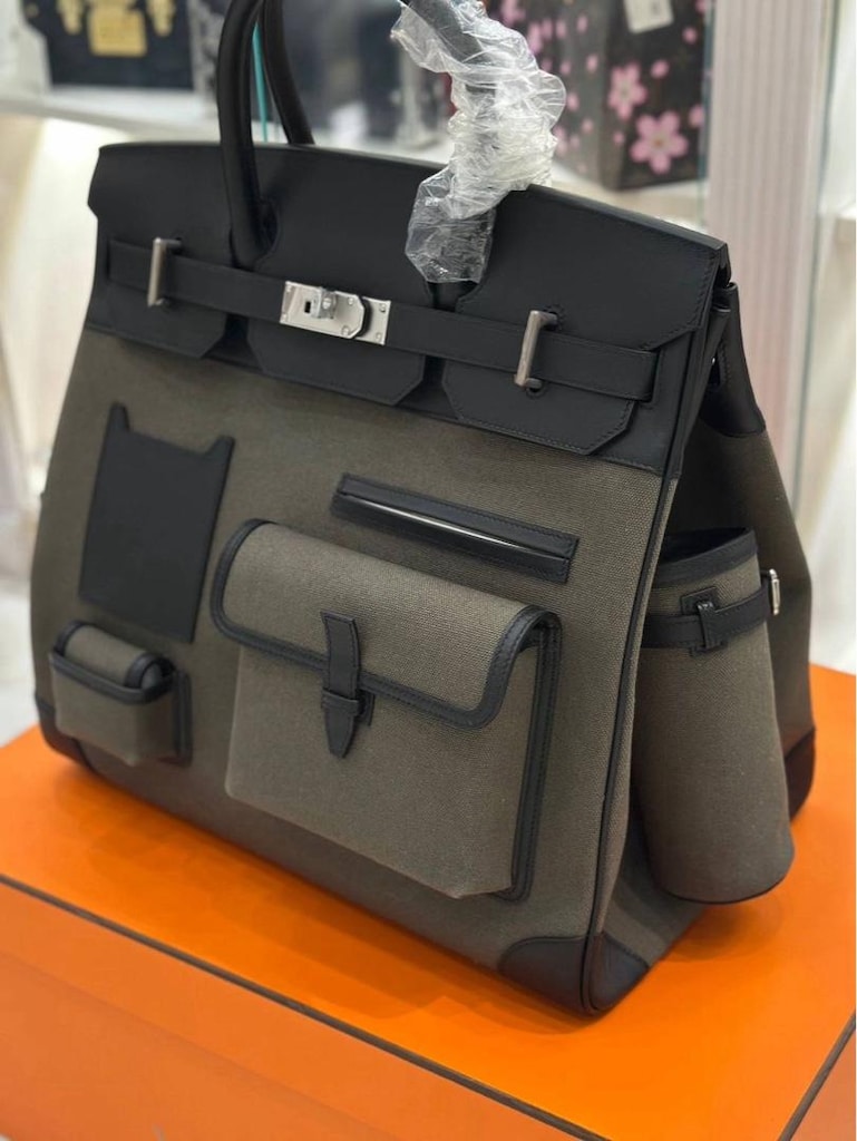 Hermes Birkin Cargo 50 Haki Yeşil Çanta - 4