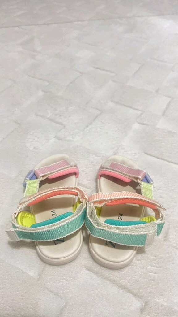 Pastel Renkli Çocuk Sandalet Rahat ve Şık! - 2